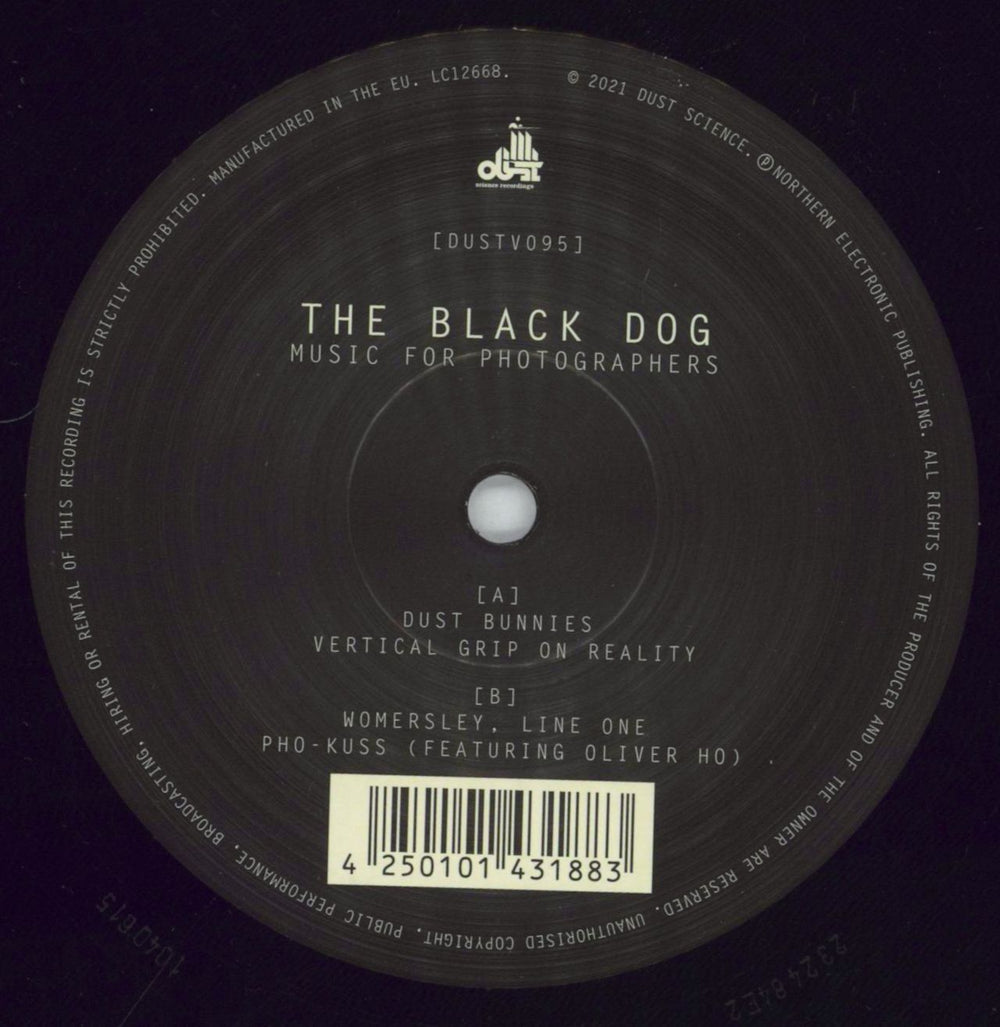 The Black Dog Music For Photographers UK 4-LP vinyl album record set T\G4LMU848783