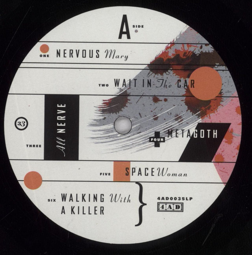 The Breeders All Nerve US vinyl LP album (LP record) BDELPAL841608