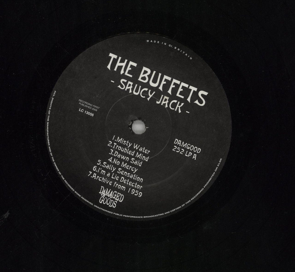 The Buffets Saucy Jack UK vinyl LP album (LP record) 803LPSA859498