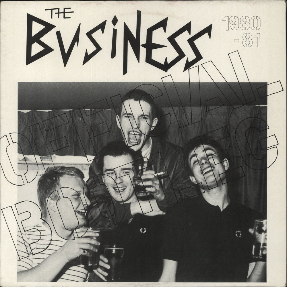 The Business 1980-81 Official Bootleg UK vinyl LP album (LP record) SYNLP2