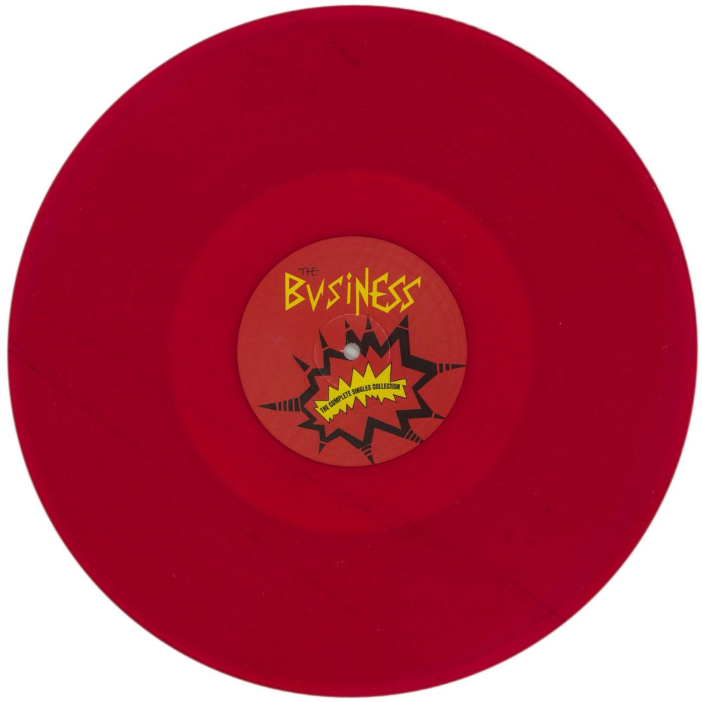 The Business The Complete Singles Collection - Red Vinyl UK vinyl LP album (LP record) NESLPTH866288
