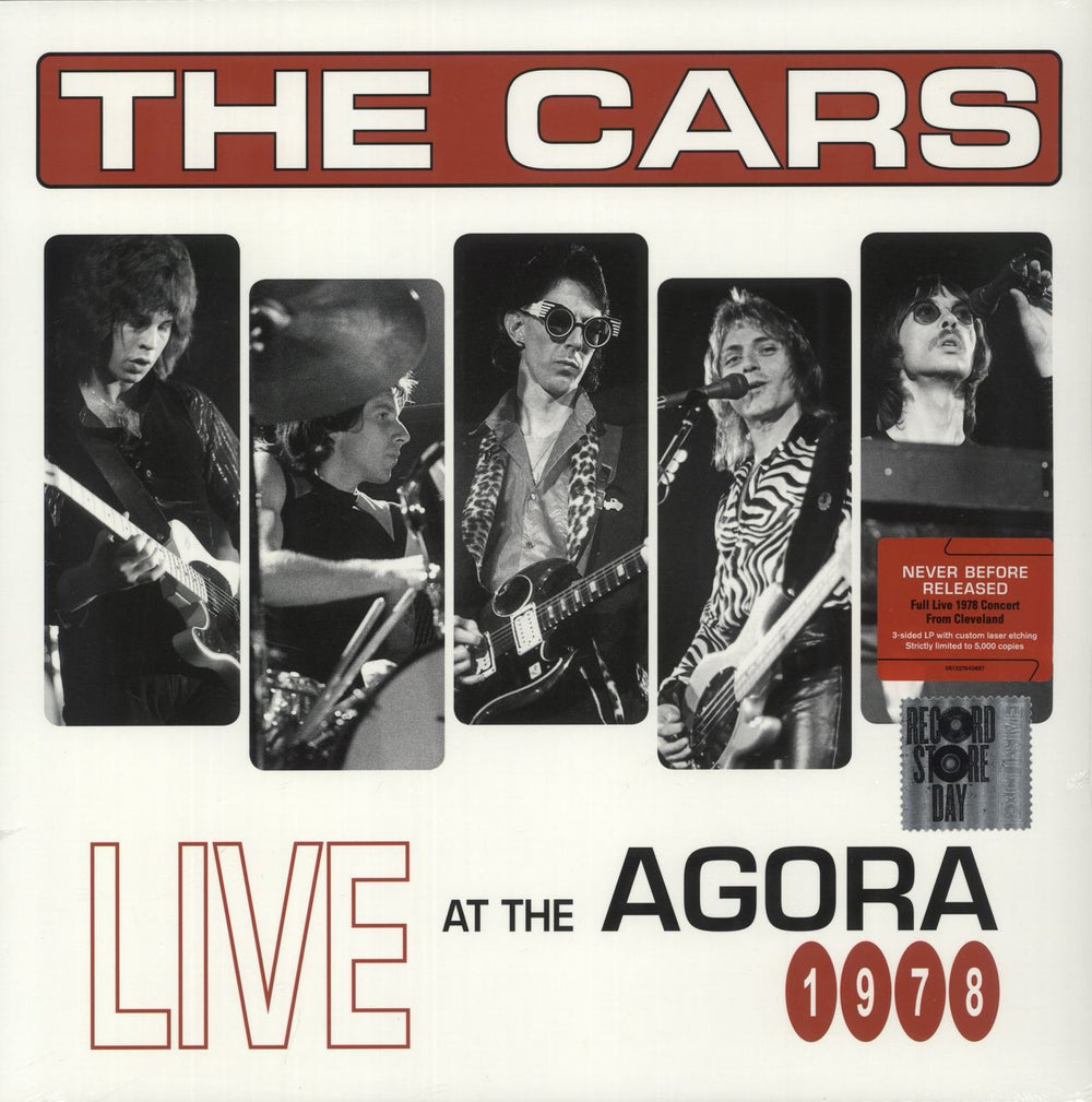 The Cars Live At The Agora 1978 - RSD17 UK 2-LP vinyl record set (Double LP Album) R1 559102