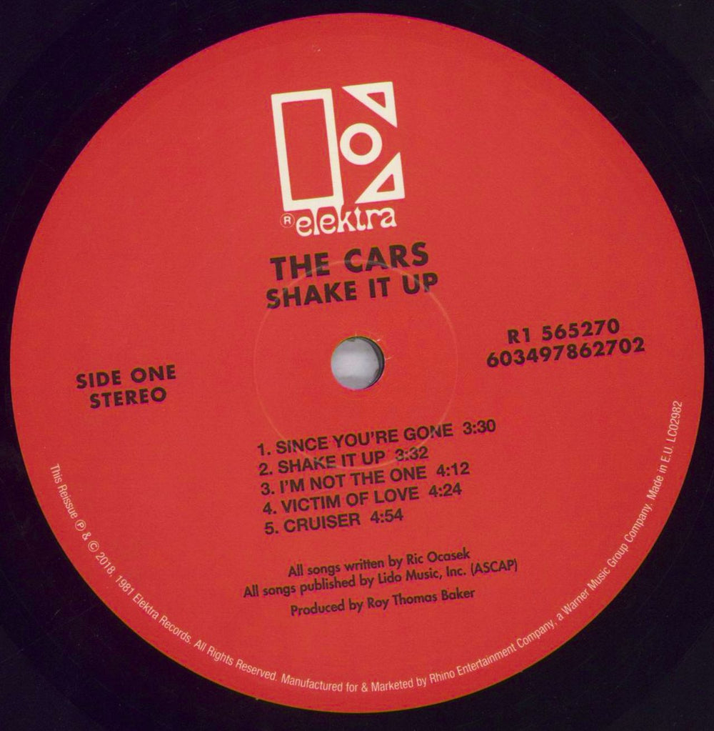 The Cars Shake It Up - 180 Gram Vinyl US 2-LP vinyl record set (Double LP Album) C-R2LSH832979