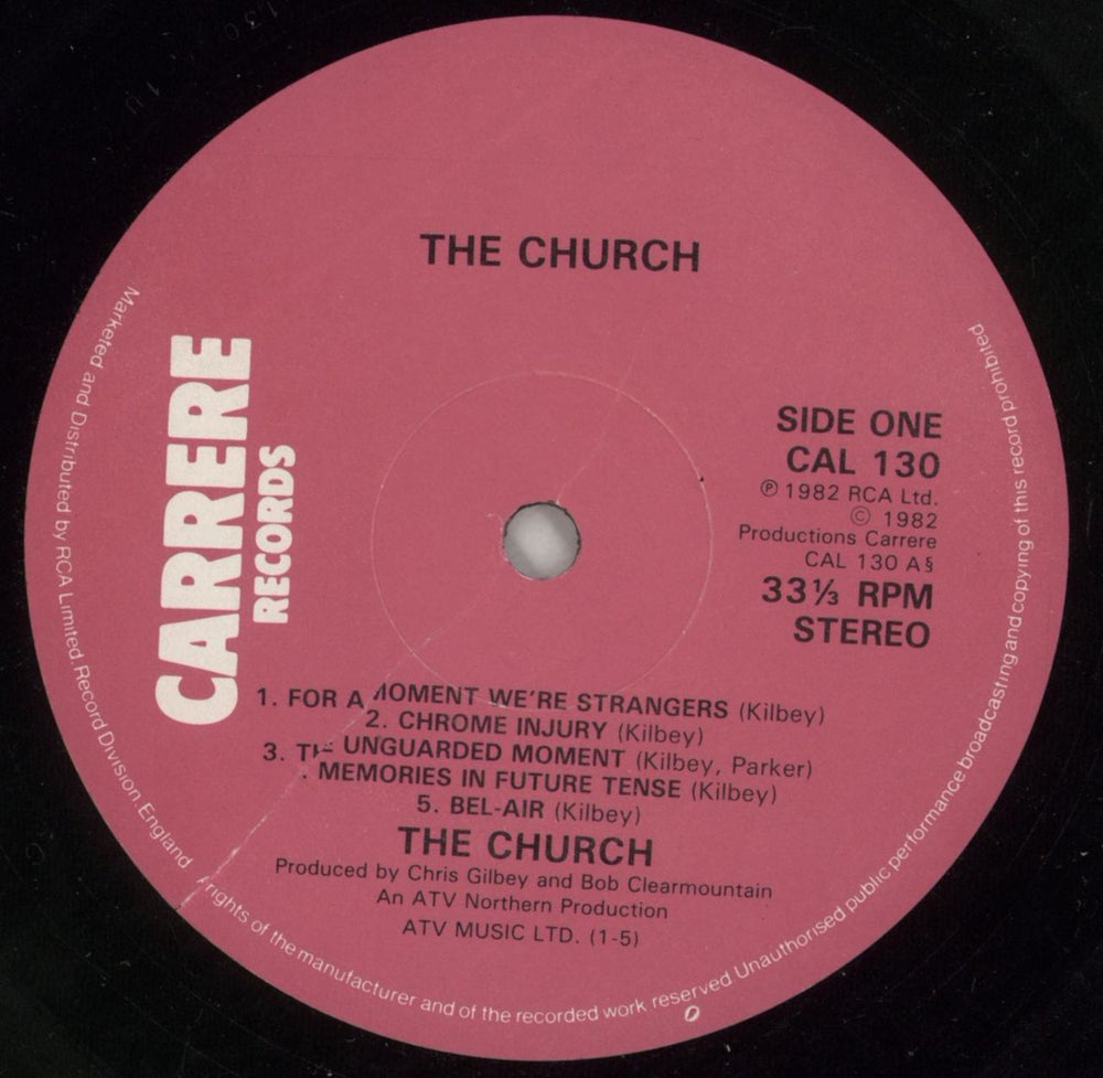 The Church The Church - 1st UK vinyl LP album (LP record) CHULPTH217002