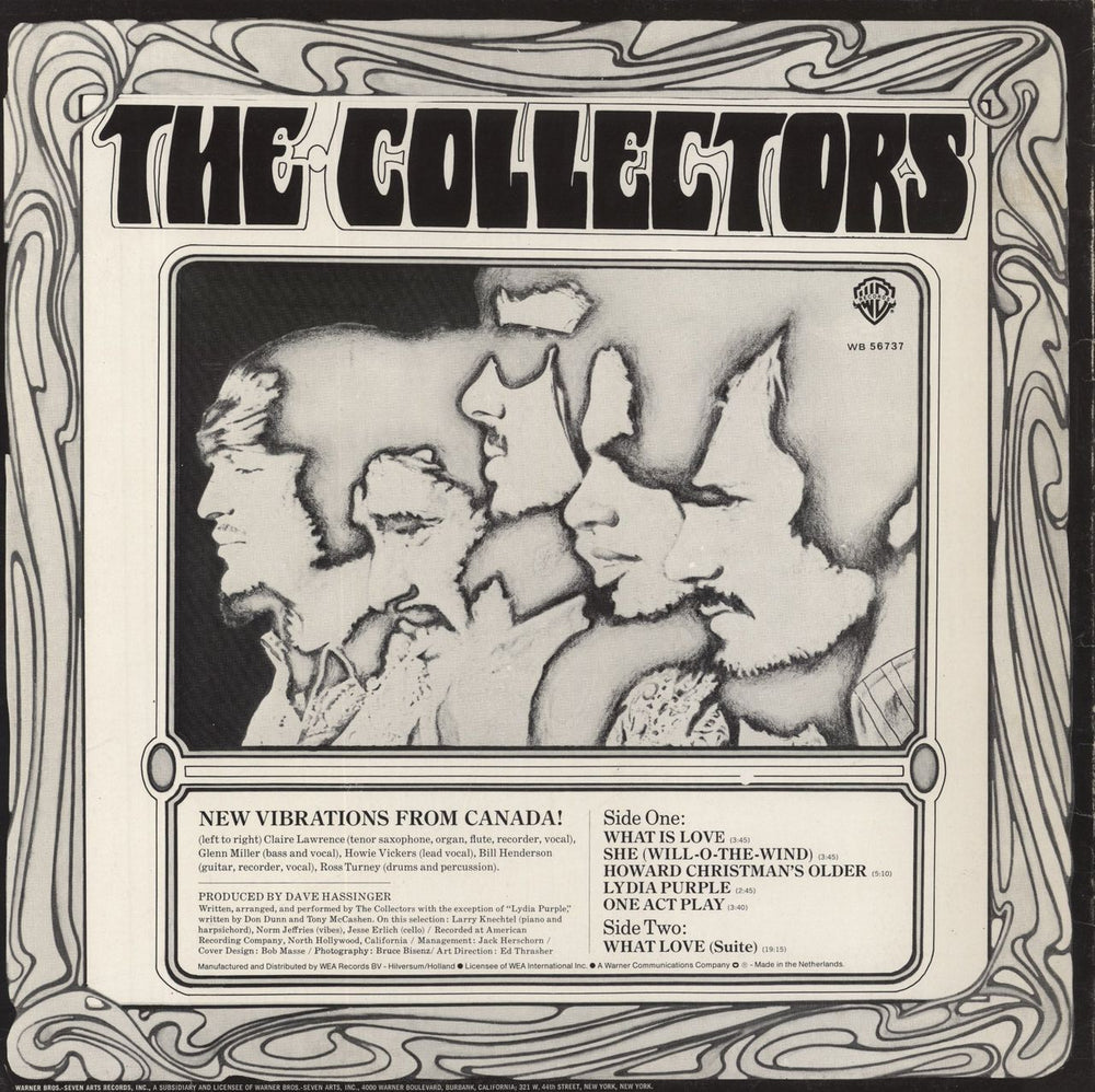 The Collectors The Collectors Dutch vinyl LP album (LP record)