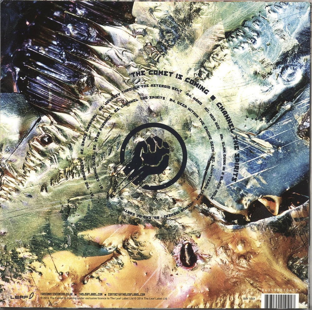 The Comet Is Coming Channel The Spirits - Hyperdrive Blue & White Splatter Vinyl + CD UK vinyl LP album (LP record) 843190010417