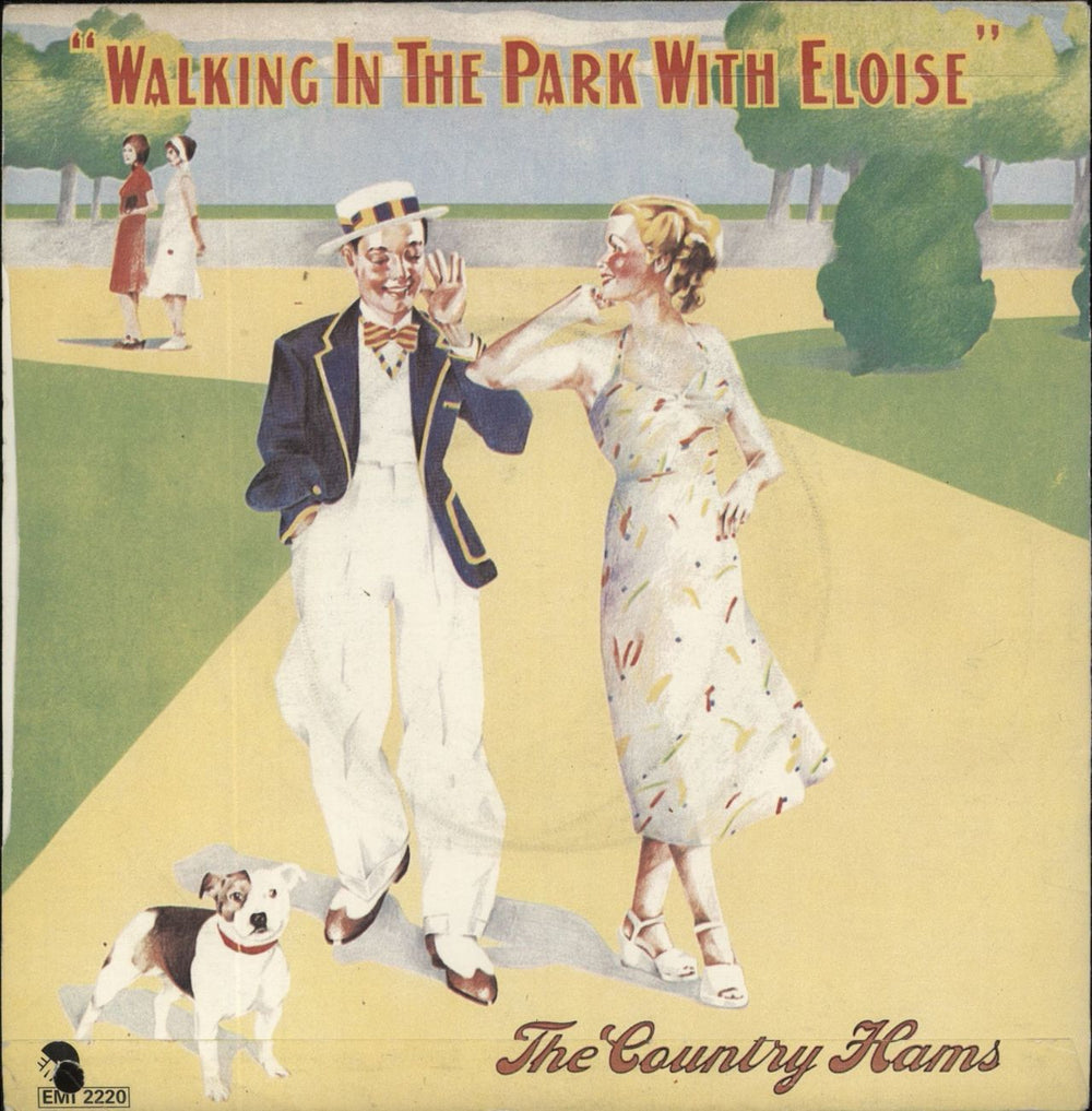 The Country Hams Walking In The Park With Eloise - 2nd UK 7" vinyl single (7 inch record / 45)