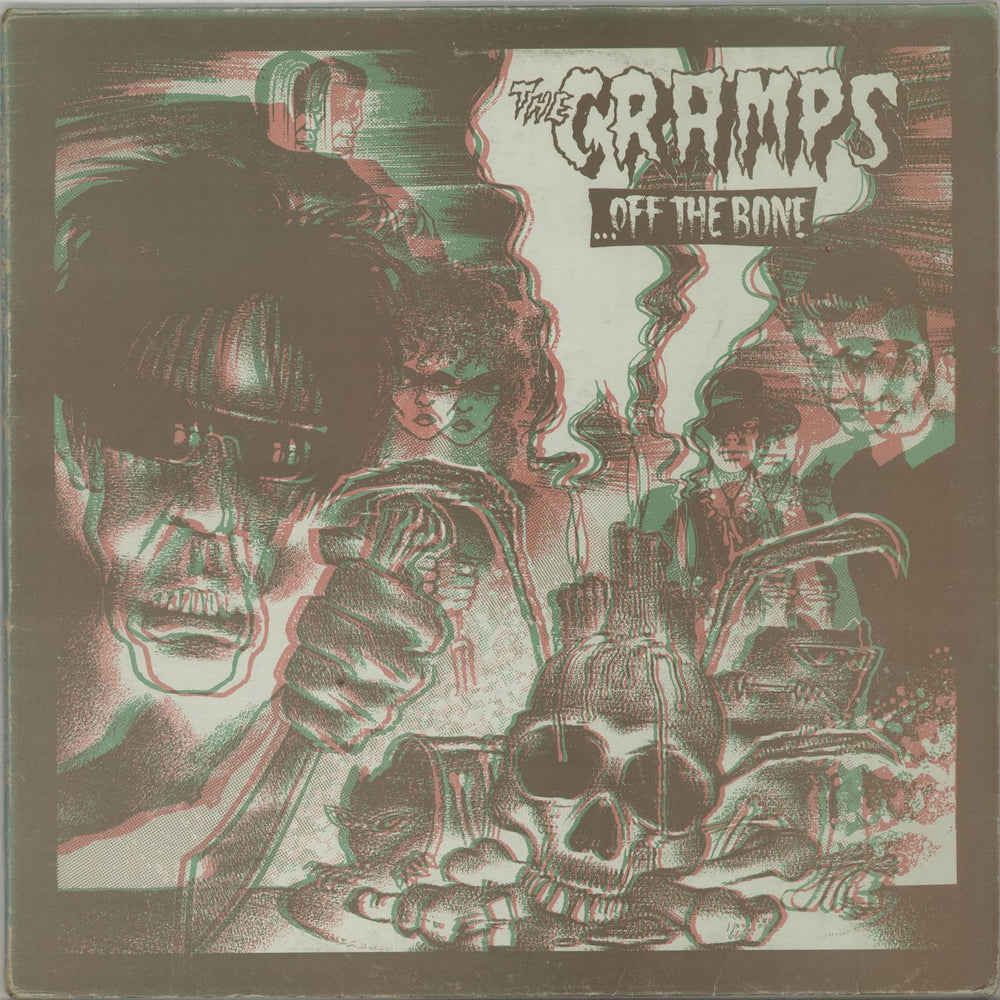 The Cramps Off The Bone - EX UK vinyl LP album (LP record) ILP012