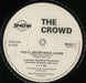 The Crowd You'll Never Walk Alone UK 7" vinyl single (7 inch record / 45) XHM07YO222122
