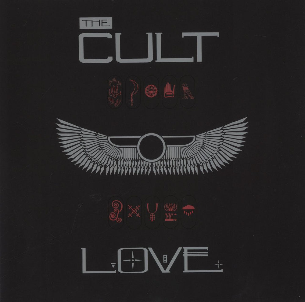 The Cult Love: Beggars Arkive - Red Vinyl UK vinyl LP album (LP record) BBQ2270LP