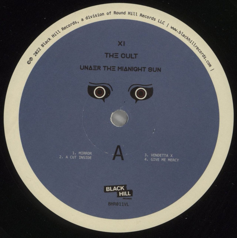 The Cult Under the Midnight Sun - EX US vinyl LP album (LP record) CLTLPUN868013