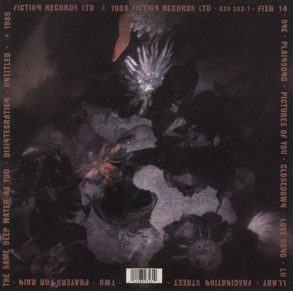 The Cure Disintegration - 1st + Hype/Price Stickers UK vinyl LP album (LP record) 042283935310