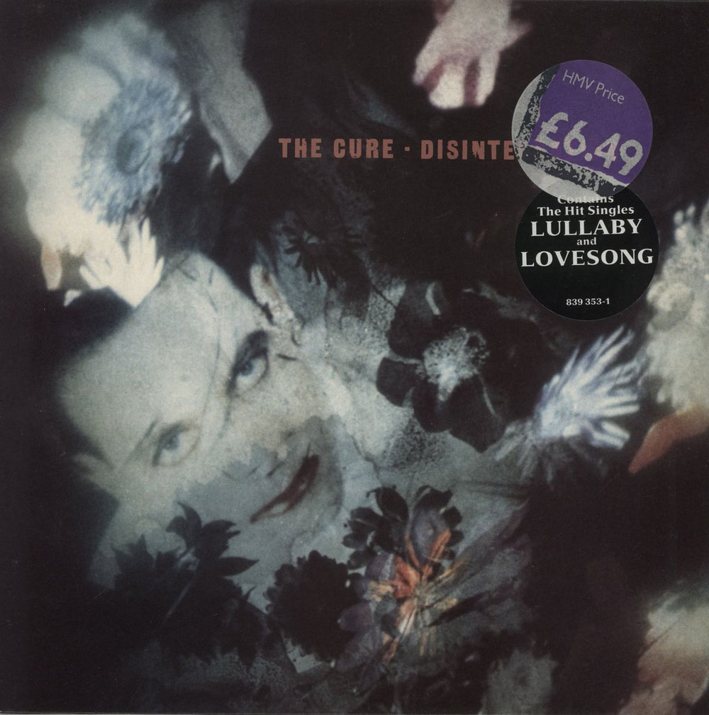 The Cure Disintegration - 1st + Hype/Price Stickers UK vinyl LP album (LP record) FIXH14