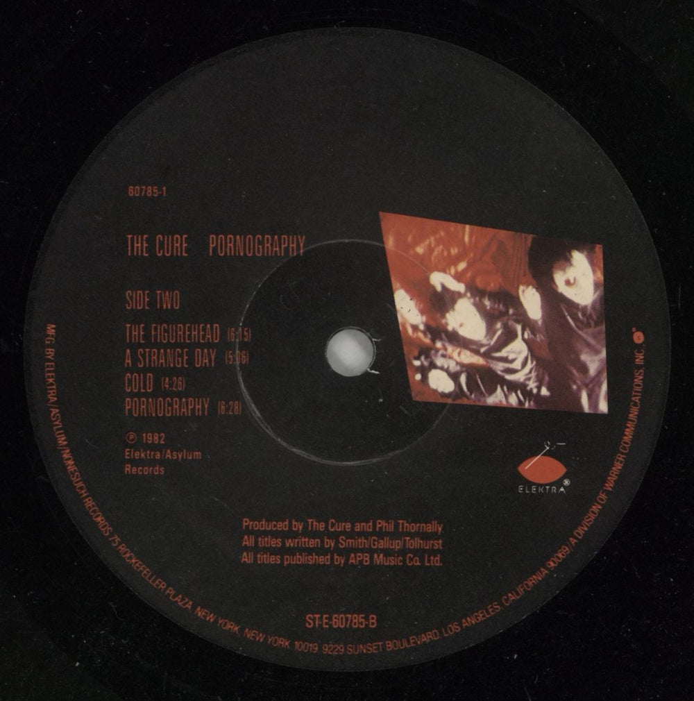 The Cure Pornography -EX US vinyl LP album (LP record) CURLPPO869519