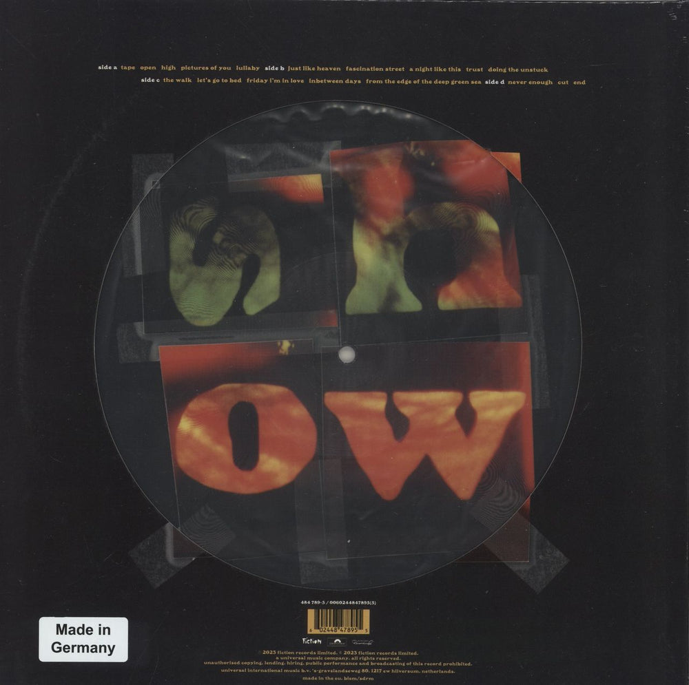 The Cure Show - Picture Disc Edition - RSD 2023 - Sealed UK picture disc LP (vinyl picture disc album) 602448478955