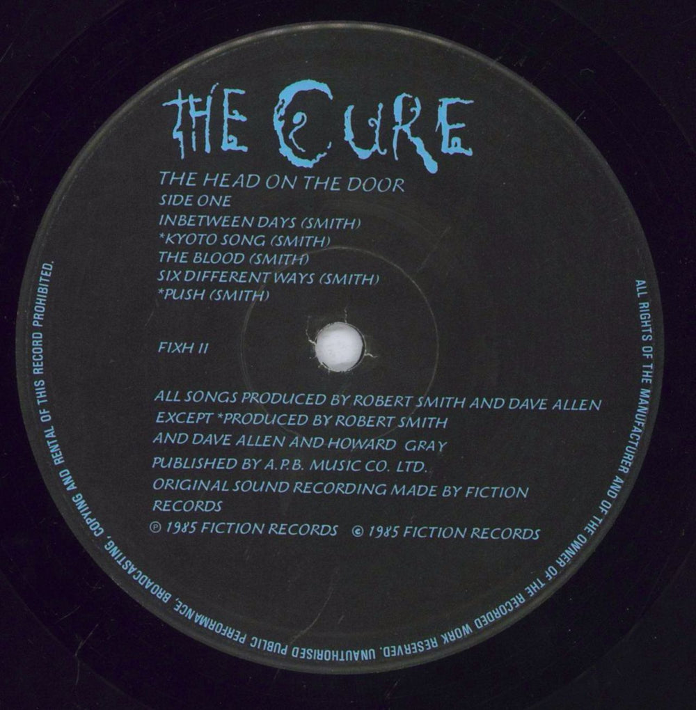 The Cure The Head On The Door - VG UK vinyl LP album (LP record) CURLPTH833330