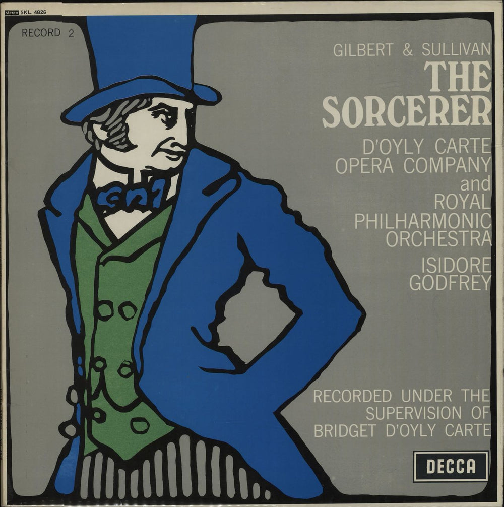 The D'Oyly Carte Opera Company The Sorcerer UK 2-LP vinyl record set (Double LP Album) 2EP2LTH679959