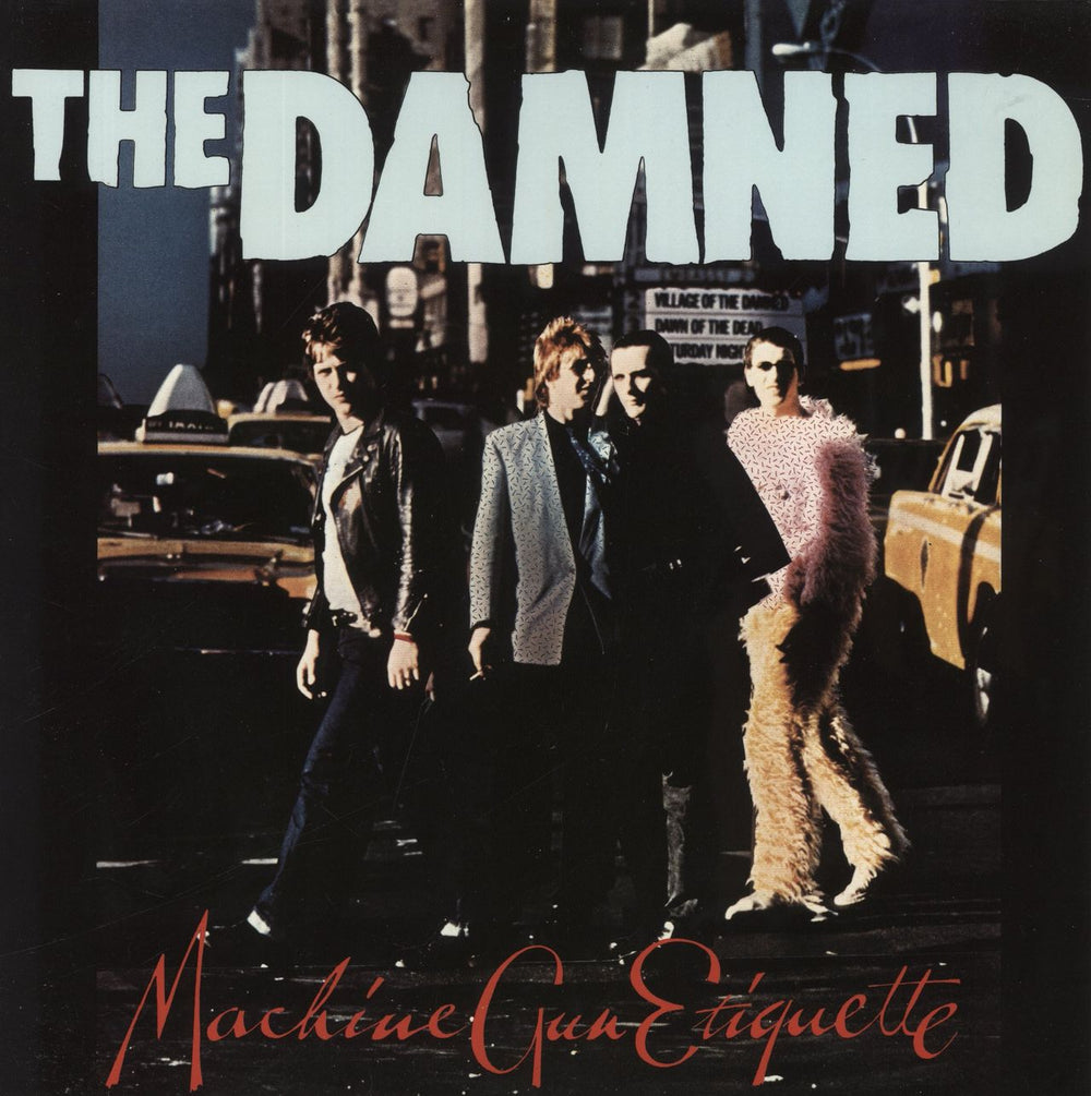 The Damned Machine Gun Etiquette UK vinyl LP album (LP record) WIKD333