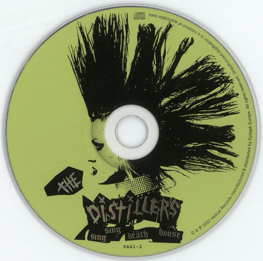 The Distillers Sing Sing Death House UK CD album (CDLP) 5DSCDSI260203