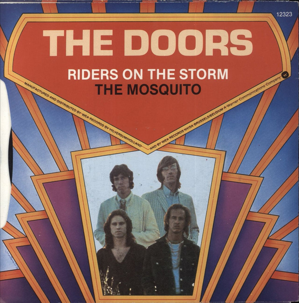 The Doors Riders On The Storm Belgian 7" vinyl single (7 inch record / 45)