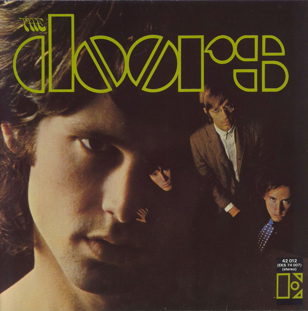 The Doors The Doors - red label German vinyl LP album (LP record) 42012