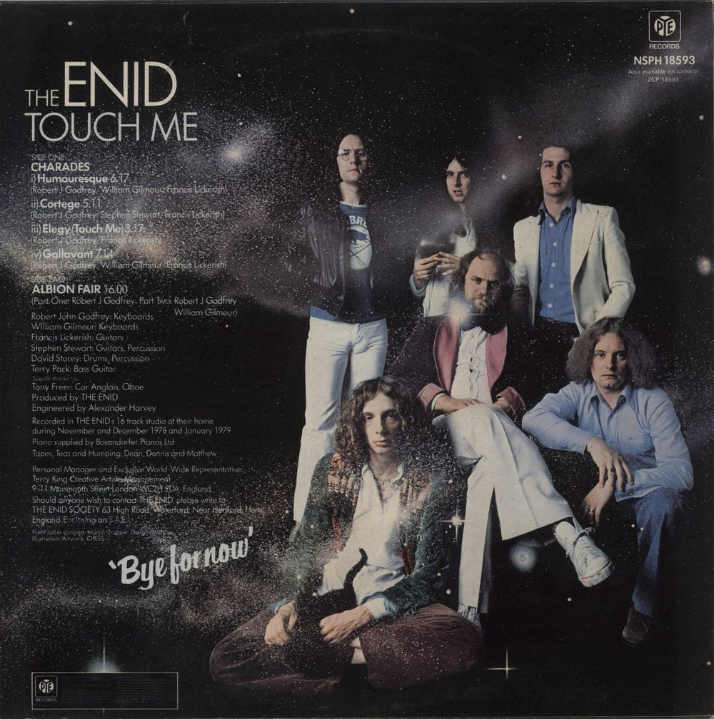 The Enid Touch Me UK vinyl LP album (LP record)