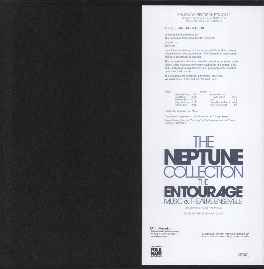 The Entourage Music & Theatre Ensemble The Neptune Collection US vinyl LP album (LP record)