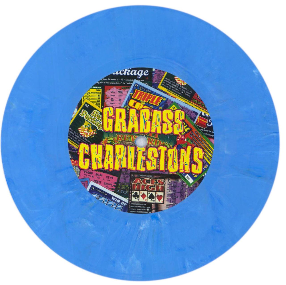 The Ergs! The Ergs! / Grabass Charlestons - Blue Vinyl US 7" vinyl single (7 inch record / 45) 7OI07TH842235