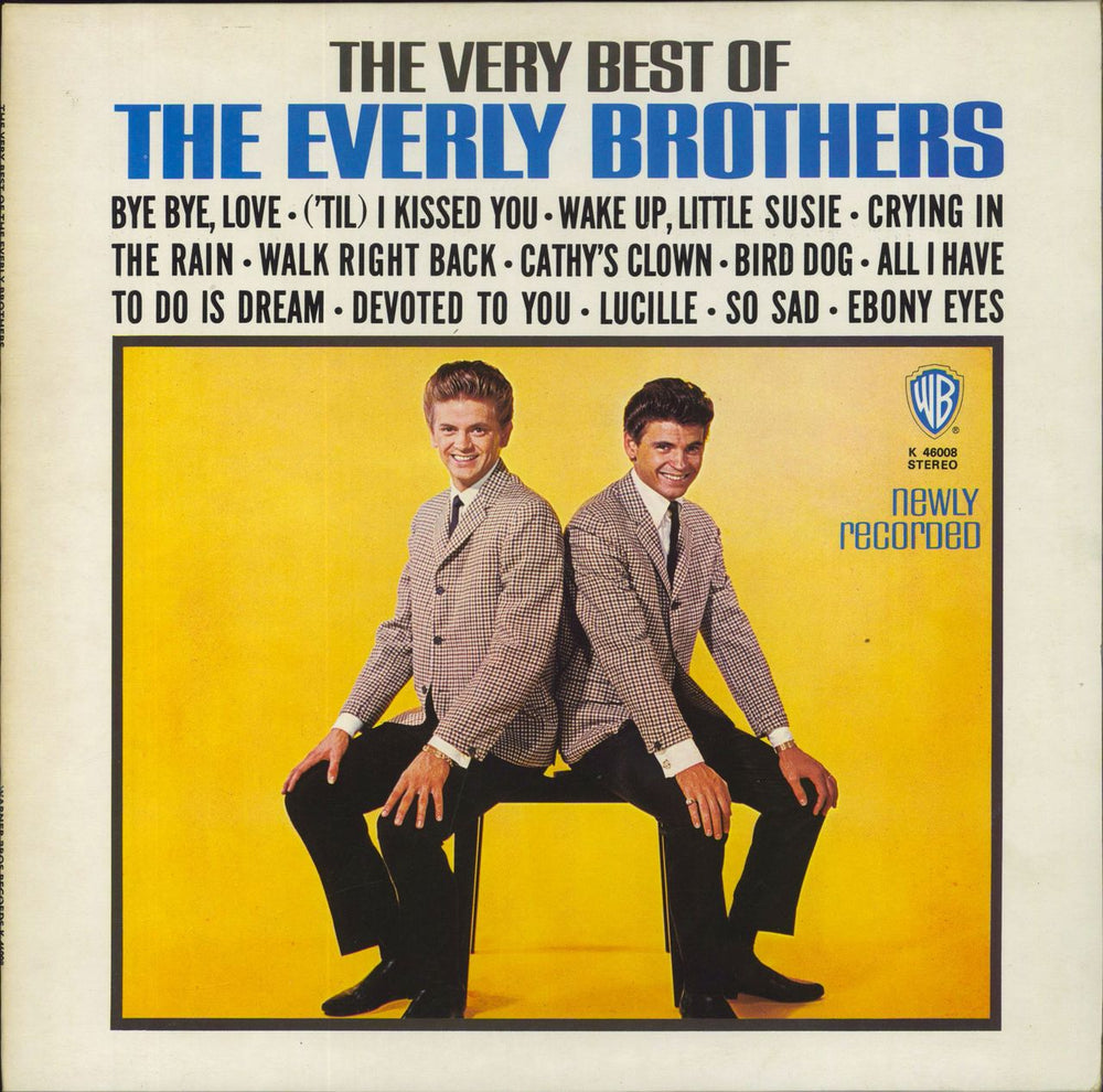 The Everly Brothers The Very Best Of The Everly Brothers UK vinyl LP album (LP record) K46008