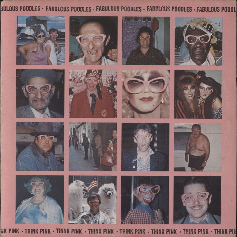 The Fabulous Poodles Think Pink Canadian vinyl LP album (LP record) JE36256