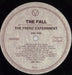 The Fall The Frenz Experiment Canadian vinyl LP album (LP record) FLLLPTH834122