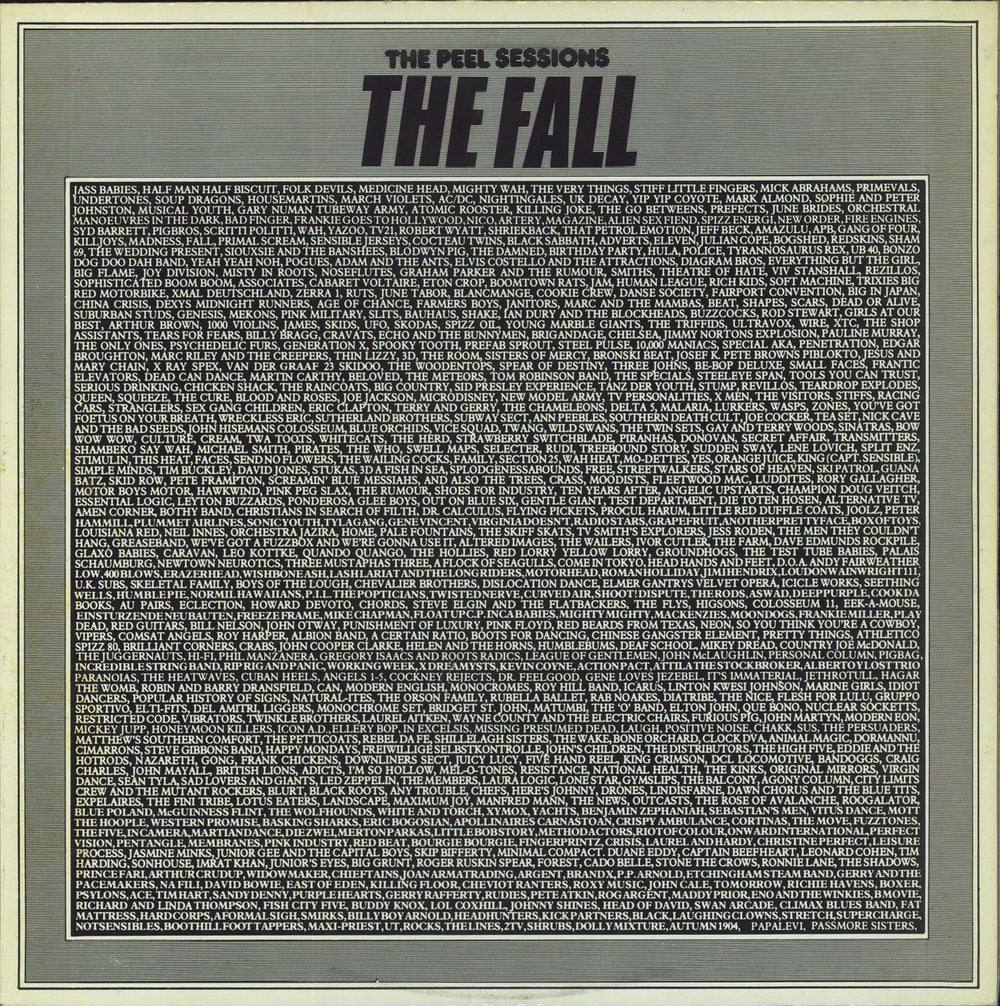 The Fall The Peel Sessions Canadian 12" vinyl single (12 inch record / Maxi-single) SFPS028