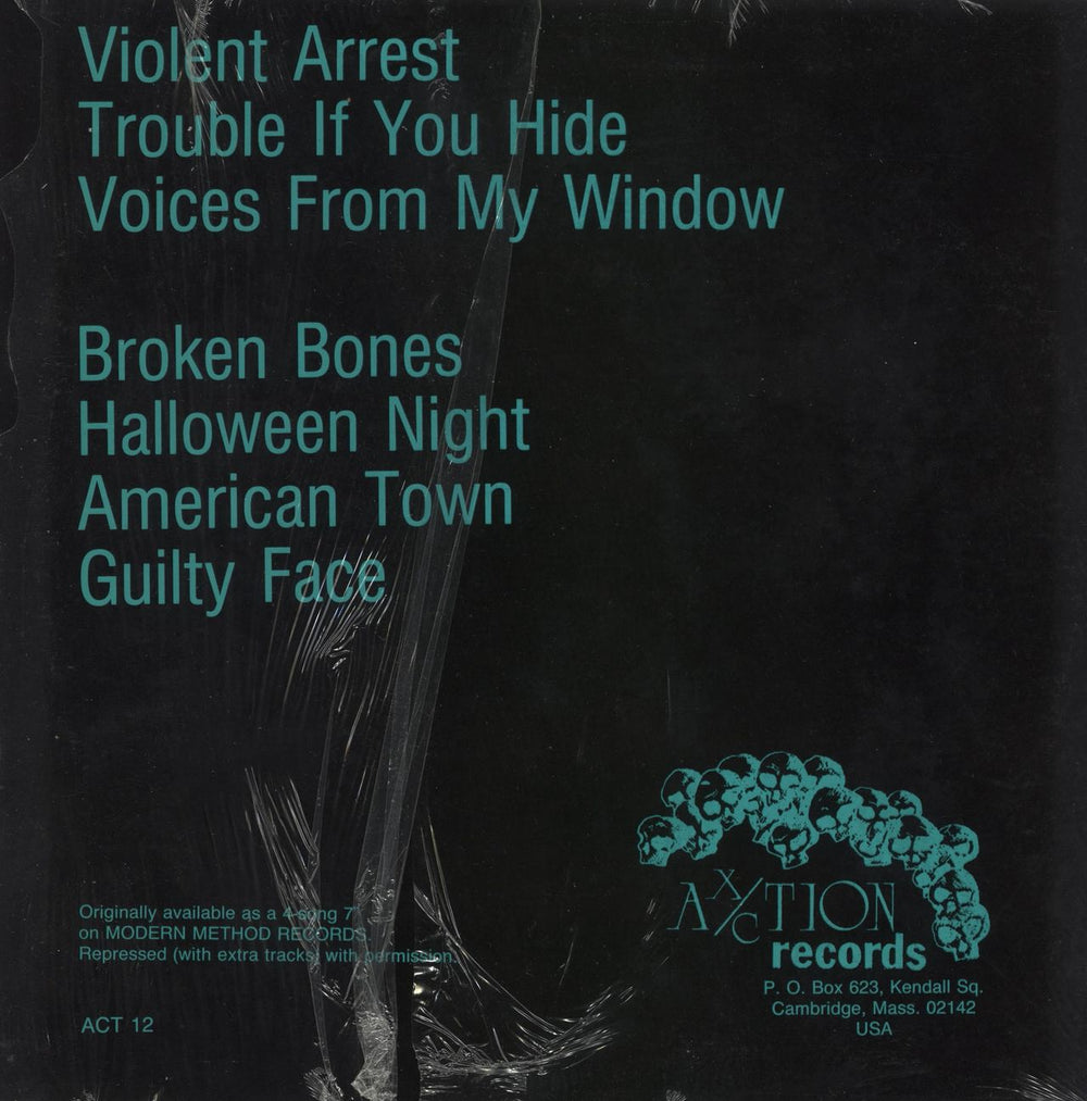 The Freeze (U.S.) Guilty Face +3 EP US vinyl LP album (LP record)