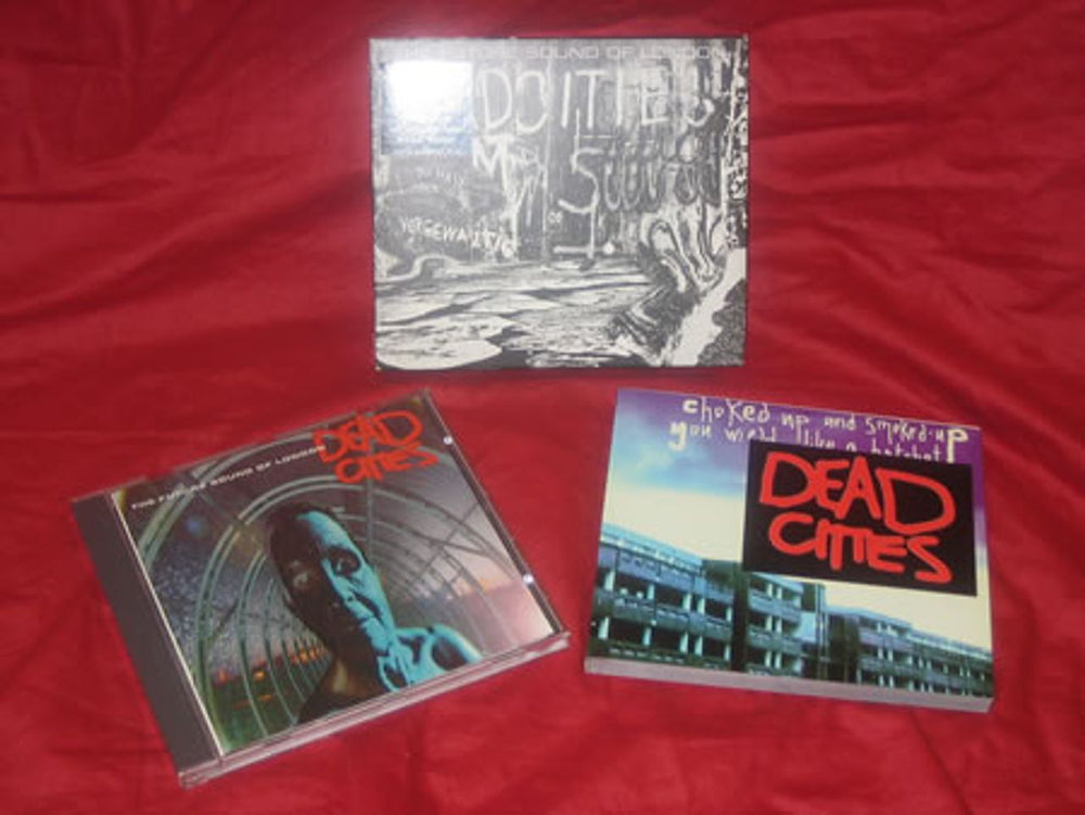 The Future Sound Of London Dead Cities - + Book UK CD album (CDLP) CDVX2814