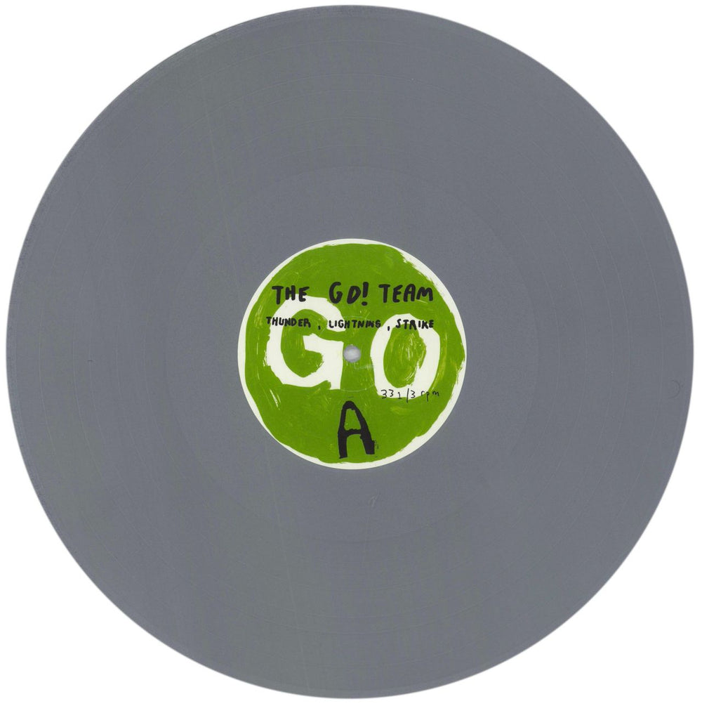 The Go! Team Thunder, Lightning, Strike - 180gm Silver Vinyl UK vinyl LP album (LP record) G-TLPTH848257