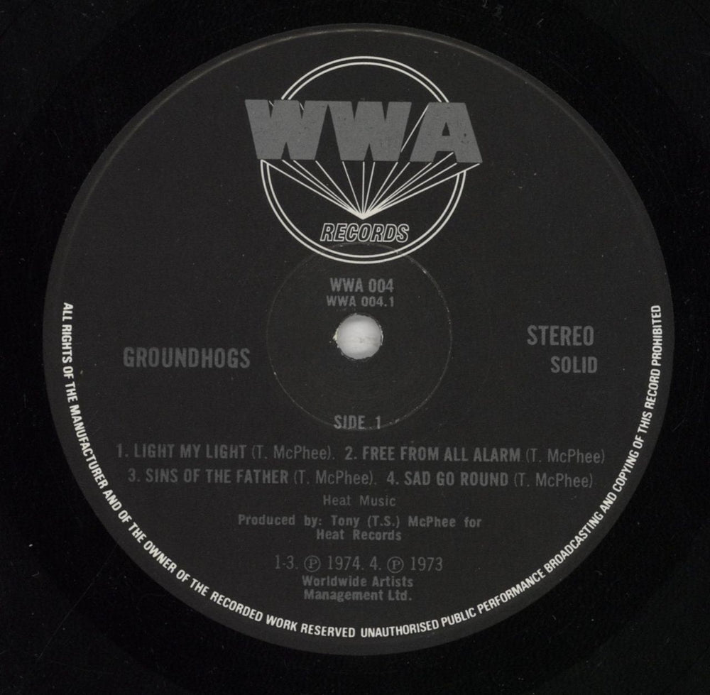 The Groundhogs Solid - EX UK vinyl LP album (LP record) GHGLPSO256890