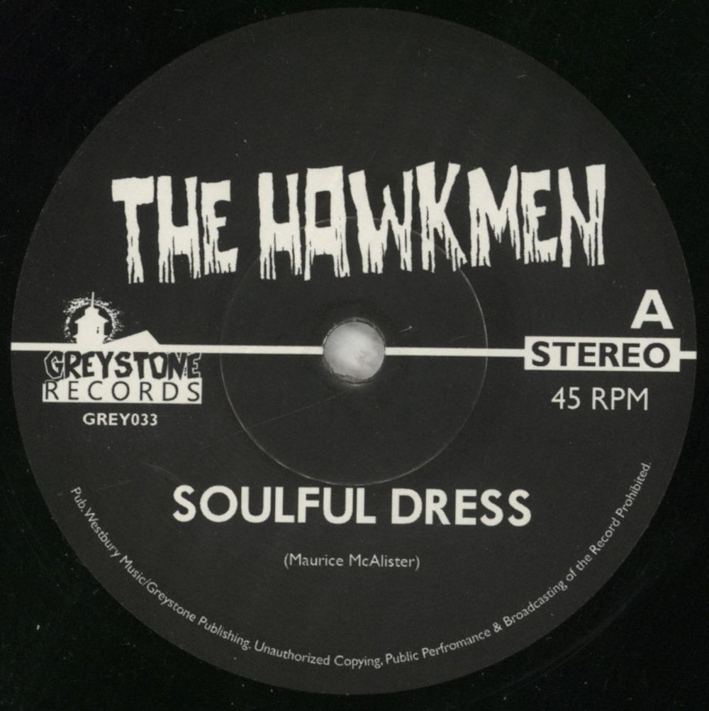 The Hawkmen Soulful Dress UK 7" vinyl single (7 inch record / 45) 8HG07SO851545