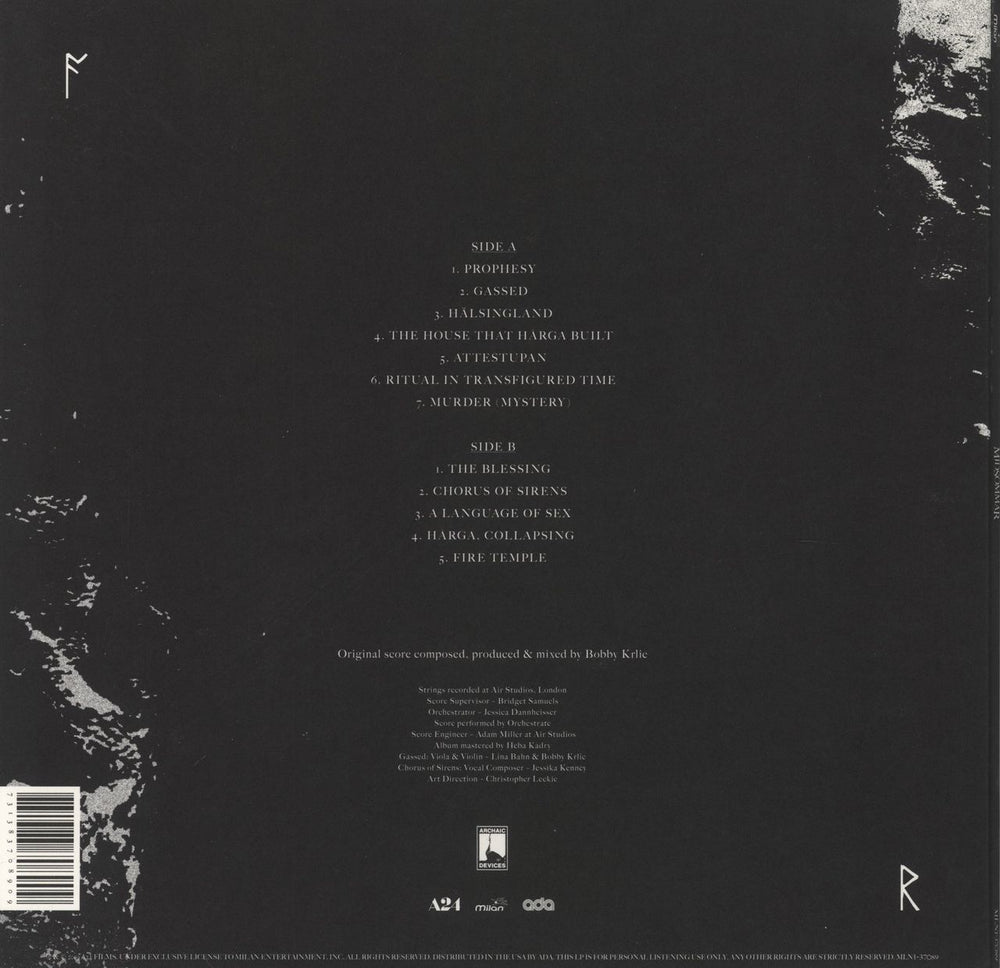 The Haxan Cloak Midsommar OST - May Queen Green Vinyl UK vinyl LP album (LP record) 731383708909