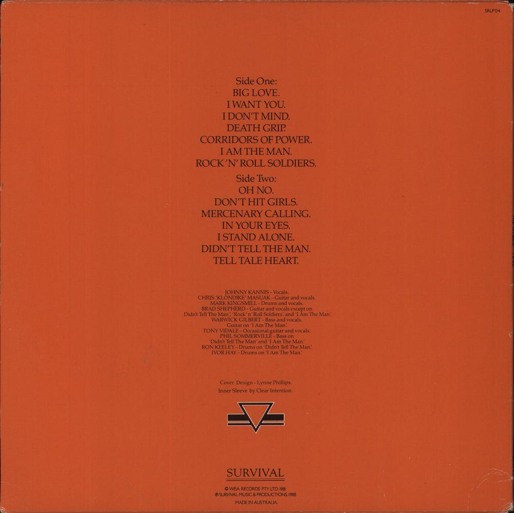 The Hitmen 78-82 Australian vinyl LP album (LP record)