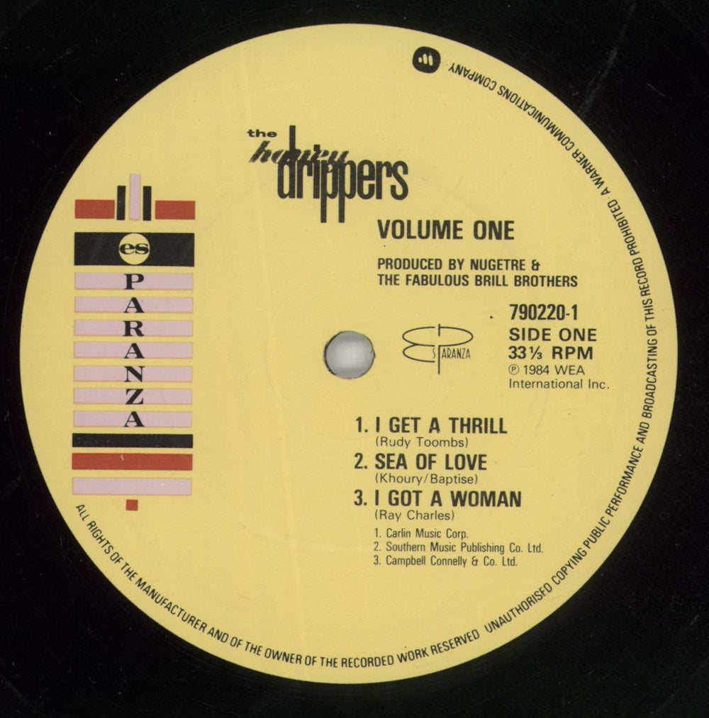 The Honeydrippers Volume One UK 10" vinyl single (10 inch record) HND10VO33870