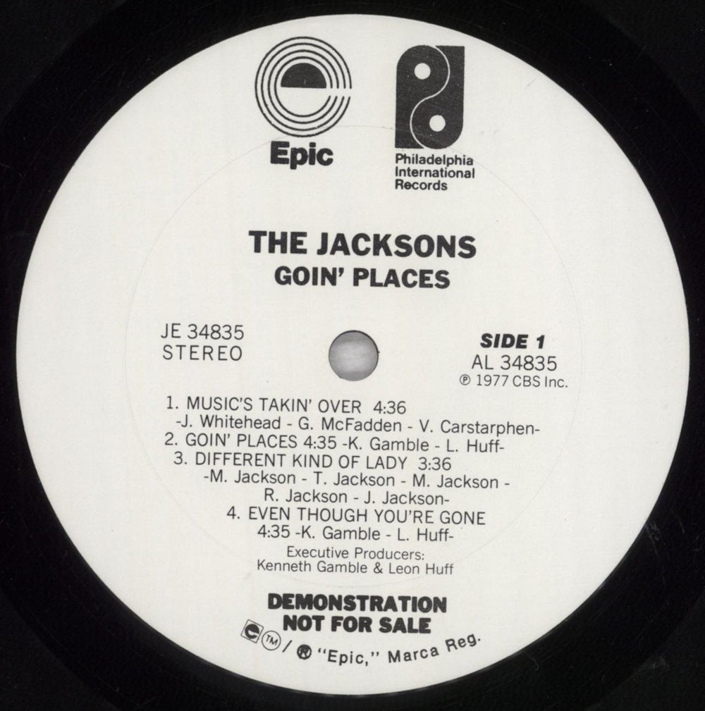 The Jackson Five Goin' Places US Promo vinyl LP album (LP record) JKSLPGO141283