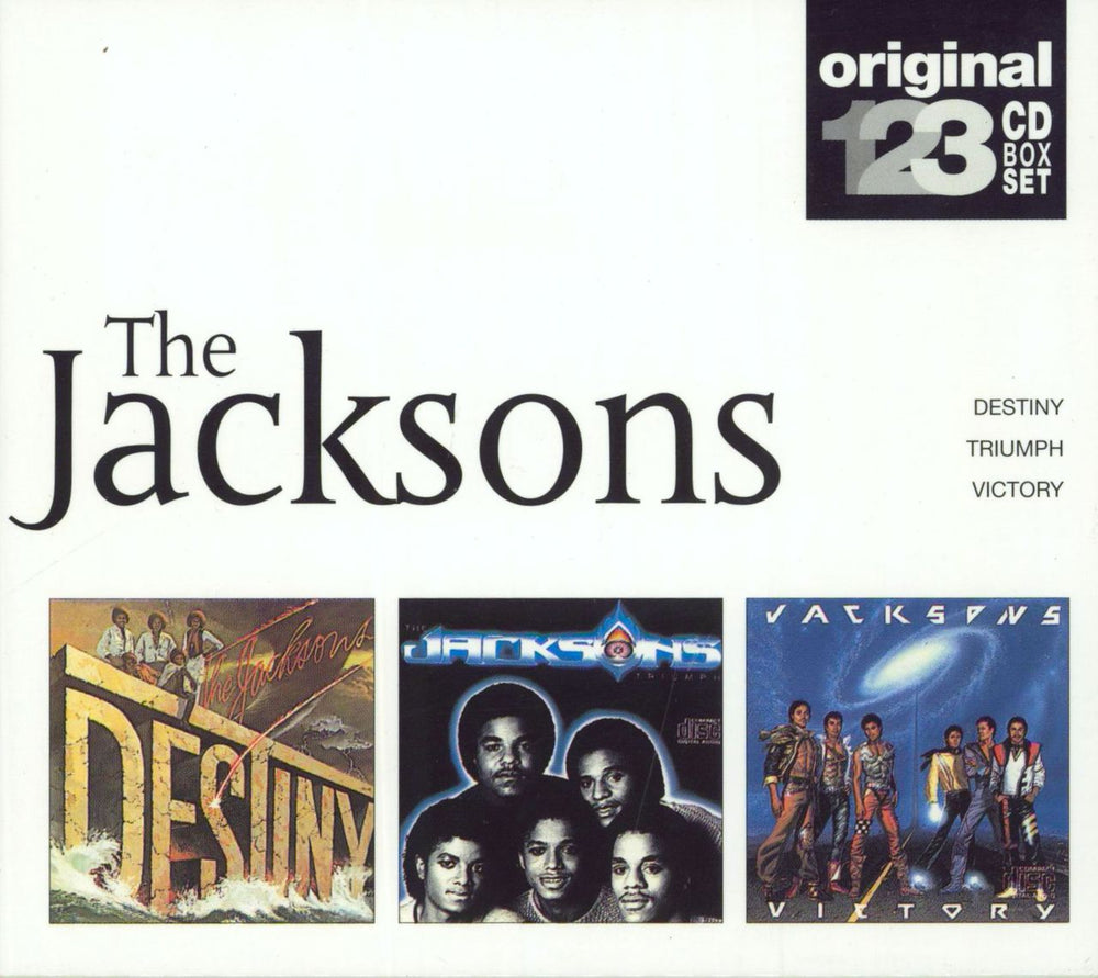 The Jackson Five Original 123 CD Box Set UK 3-CD album set (Triple CD) EPC4853192