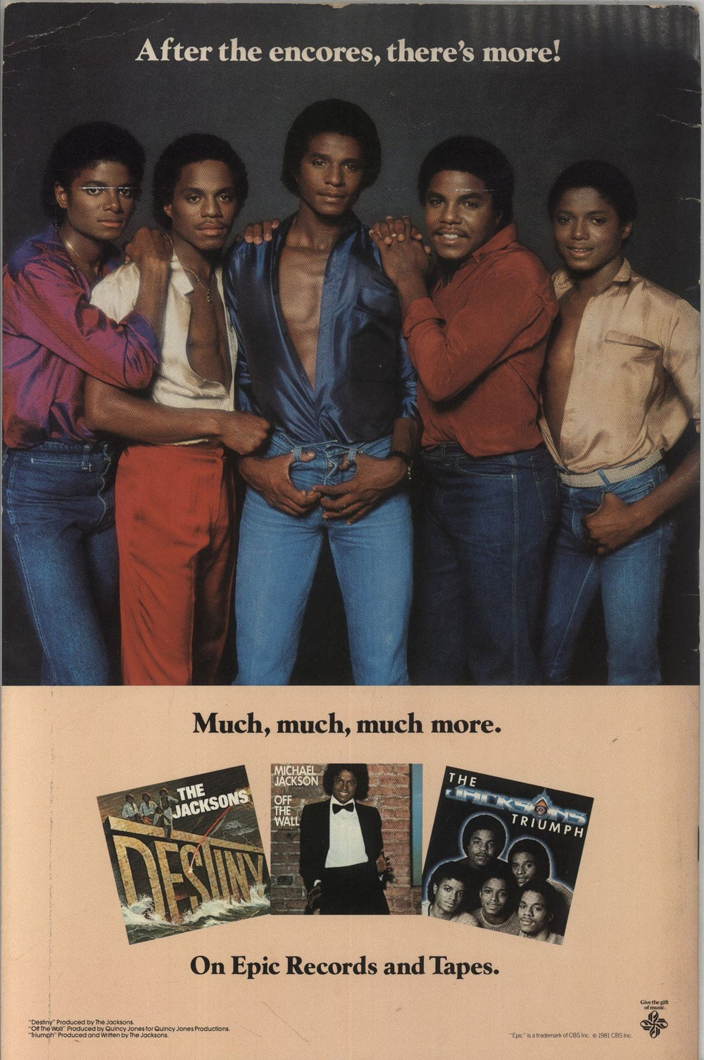 The Jackson Five World Tour '81 US tour programme