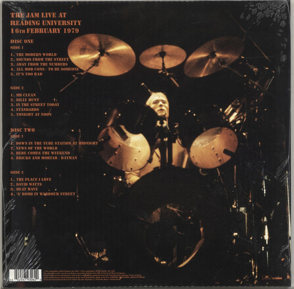 The Jam Live At Reading University 16th February 1979 - Sealed UK 2-LP vinyl record set (Double LP Album) 602547930620