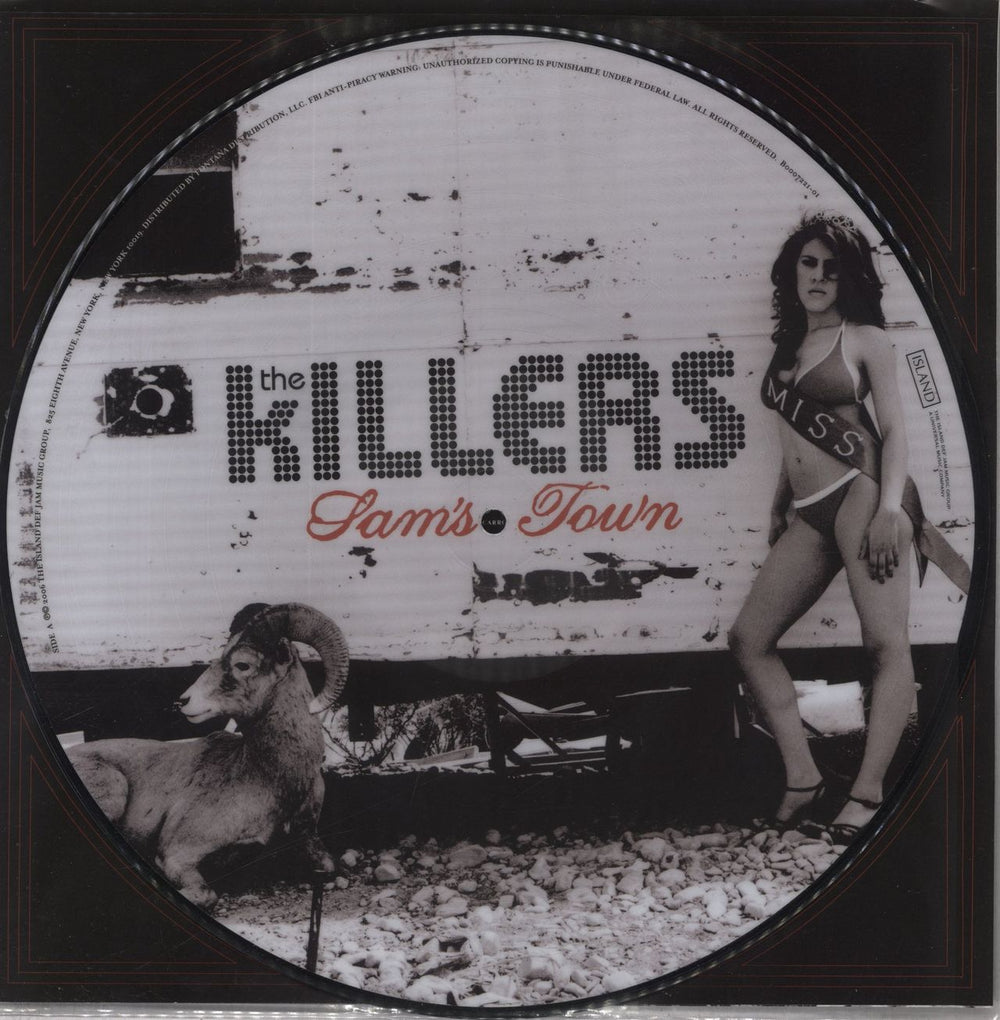 The Killers Sam's Town US picture disc LP (vinyl picture disc album) 000722101