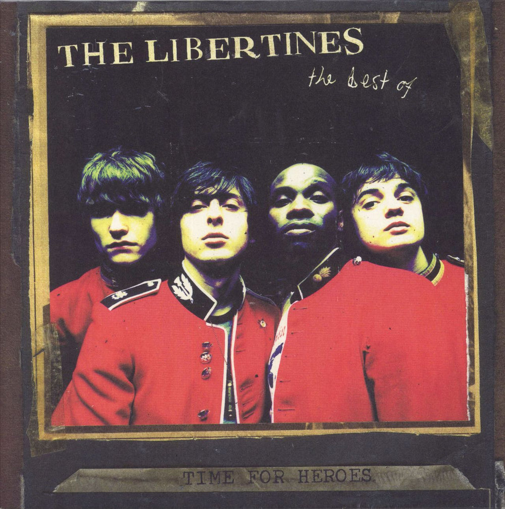 The Libertines Time For Heroes: The Best Of The Libertines - Red Vinyl - EX UK vinyl LP album (LP record) RTRADLP421