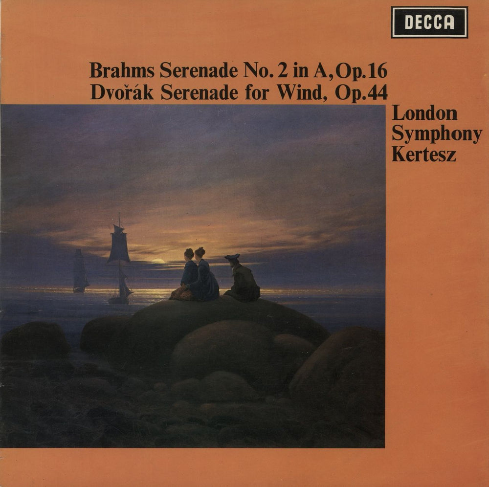The London Symphony Orchestra Brahms: Serenade No. 2 in A, Op. 16 / Dvorak: Serenade for Wind, Op. 44 - 2nd UK vinyl LP album (LP record) SXL6368