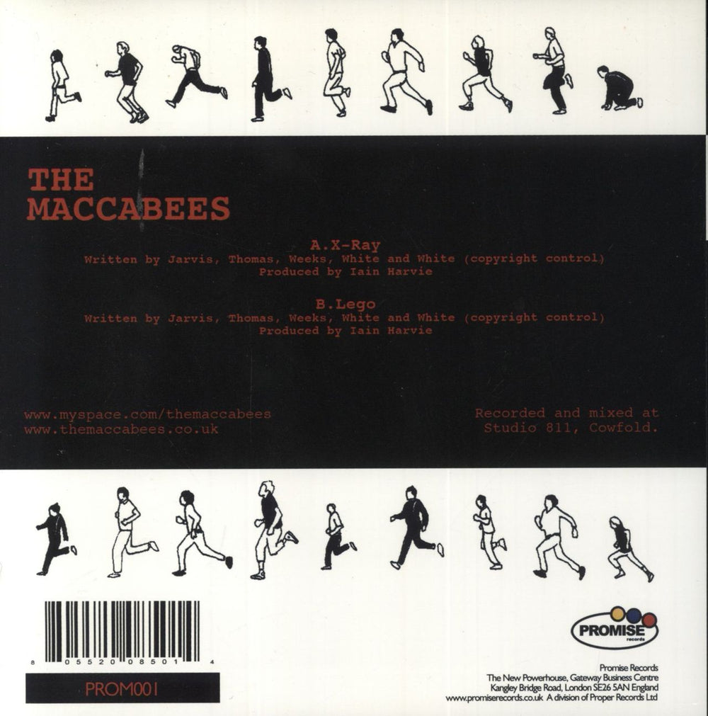 The Maccabees X-Ray UK 7" vinyl single (7 inch record / 45) 805520085014