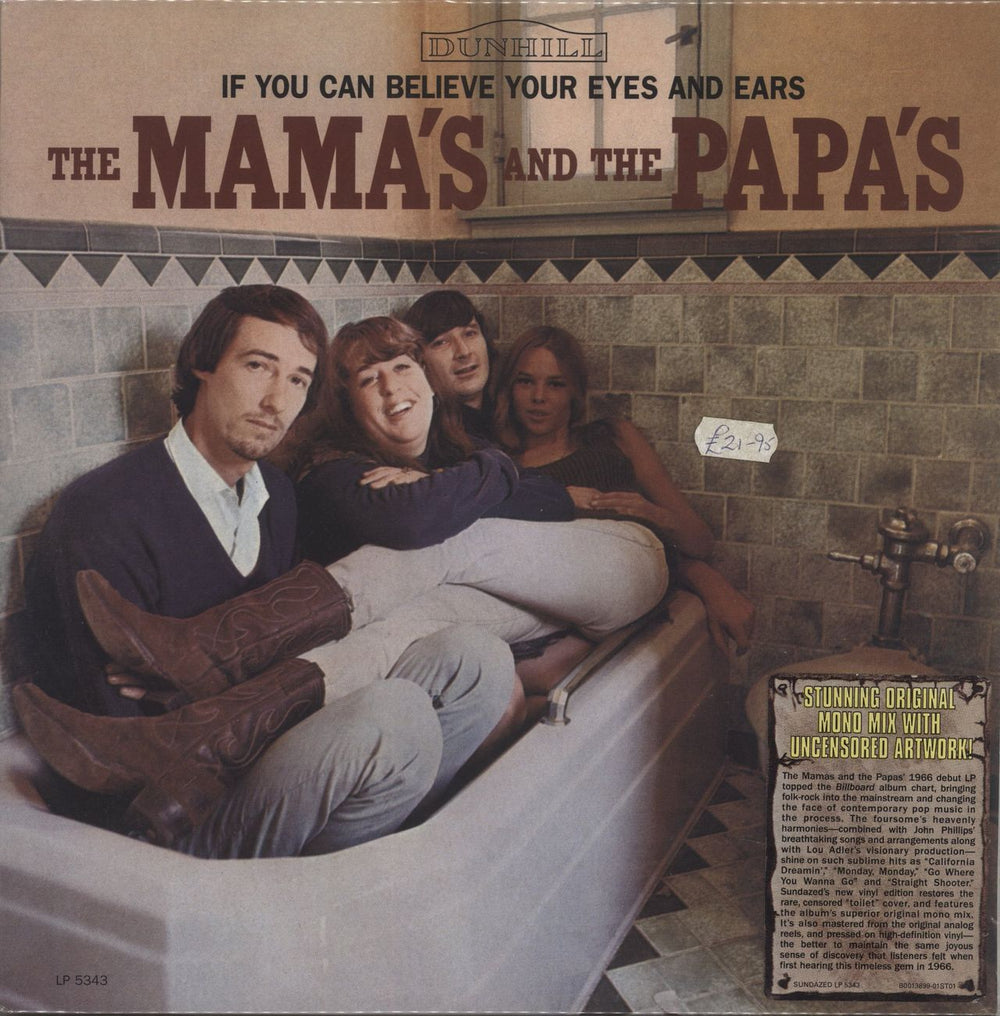 The Mama's And The Papa's If You Can Believe Your Eyes And Ears - 180gm US vinyl LP album (LP record) LP5343