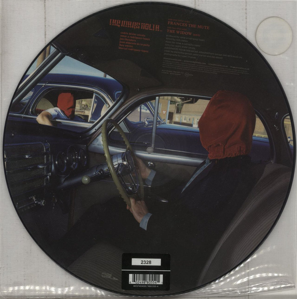 The Mars Volta The Widow UK 12" vinyl picture disc (12 inch picture record) 602498805541